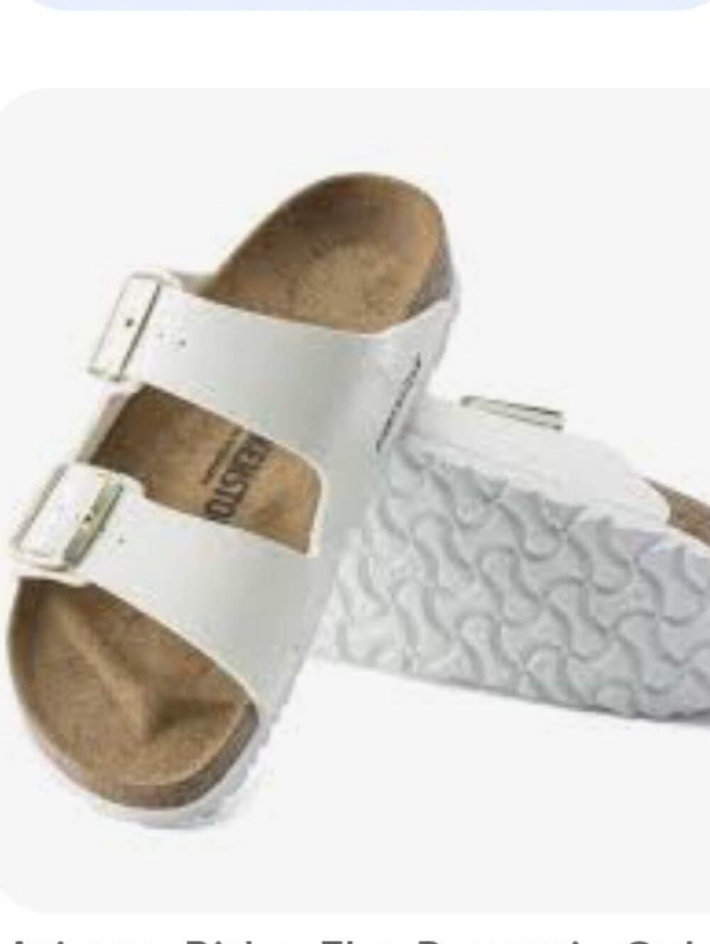 Birkenstock Kids Arizona Two-Buckle Sandal in White